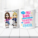 Barátnős bögre – bárszékes illusztrációval-1