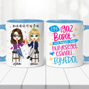 Barátnős bögre – bárszékes illusztrációval-7