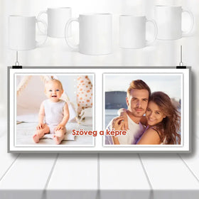 Fényképes bögre – két fotóval, személyre szabva - 0