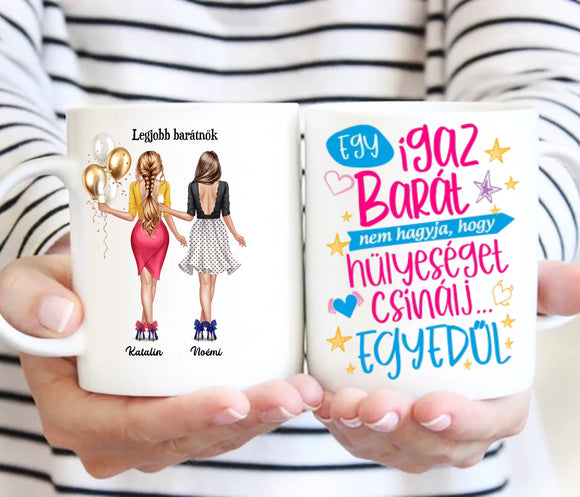 Barátnős bögre – No.1 dizájn