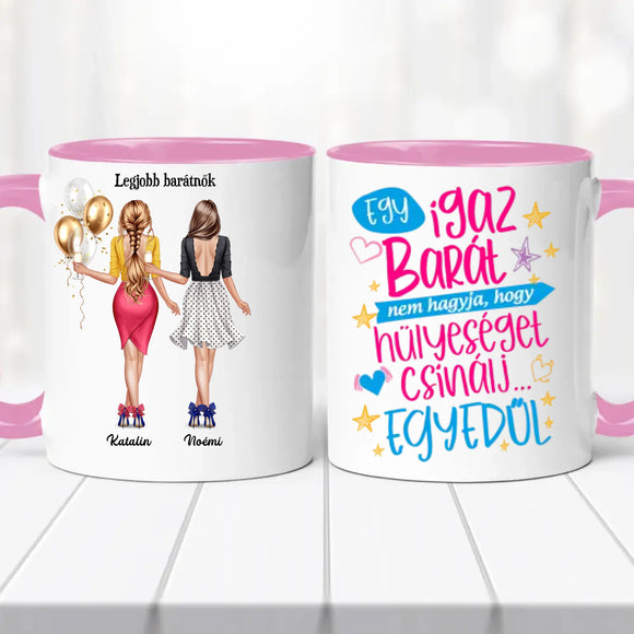 Barátnős bögre – No.1 dizájn