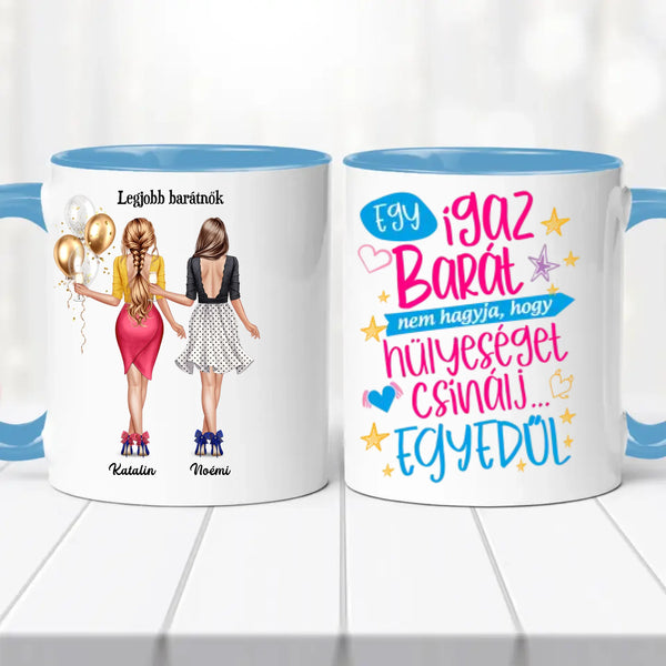 Barátnős bögre – No.1 dizájn