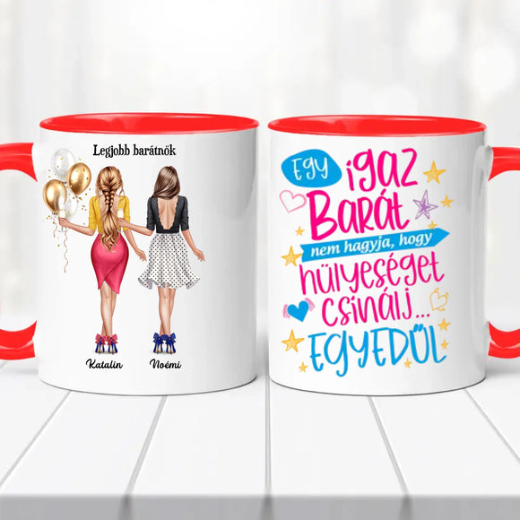 Barátnős bögre – No.1 dizájn