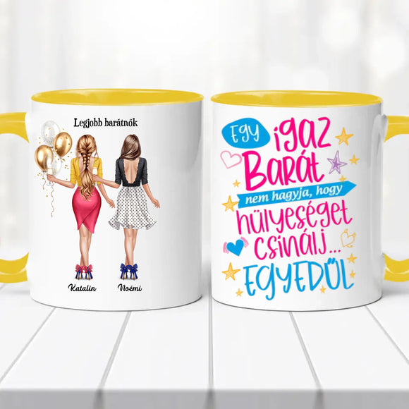 Barátnős bögre – No.1 dizájn