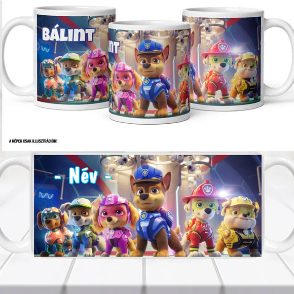 Mancs örjárat bögre – névvel