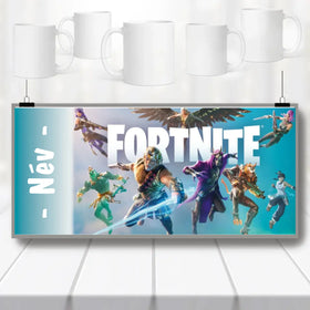 Fortnite bögre – névvel személyre szabva - 0