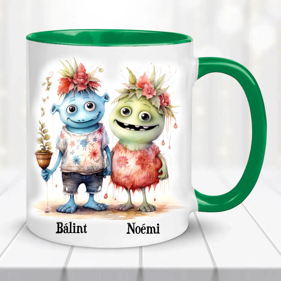 Vicces bögre – szörnyek No.2 dizájn