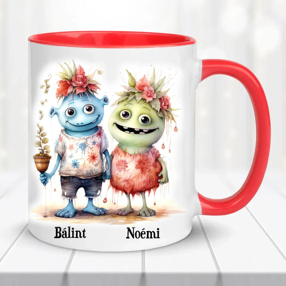 Vicces bögre – szörnyek No.2 dizájn