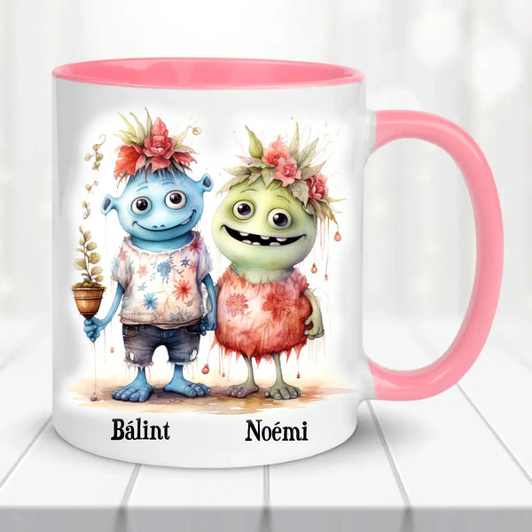 Vicces bögre – szörnyek No.2 dizájn