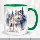 Állatos bögre - Farkas-5