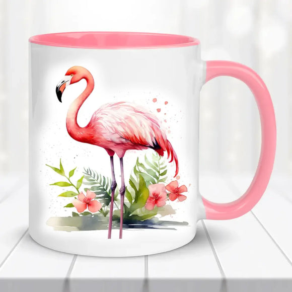 Állatos bögre - Flamingó
