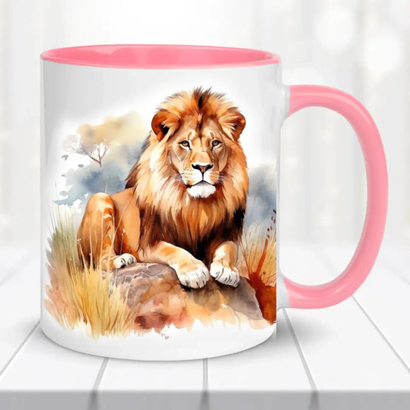 Állatos bögre - Oroszlán