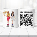 Barátnős bögre – egyedi QR kóddal-1