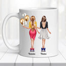 Barátnős bögre – egyedi QR kóddal-3