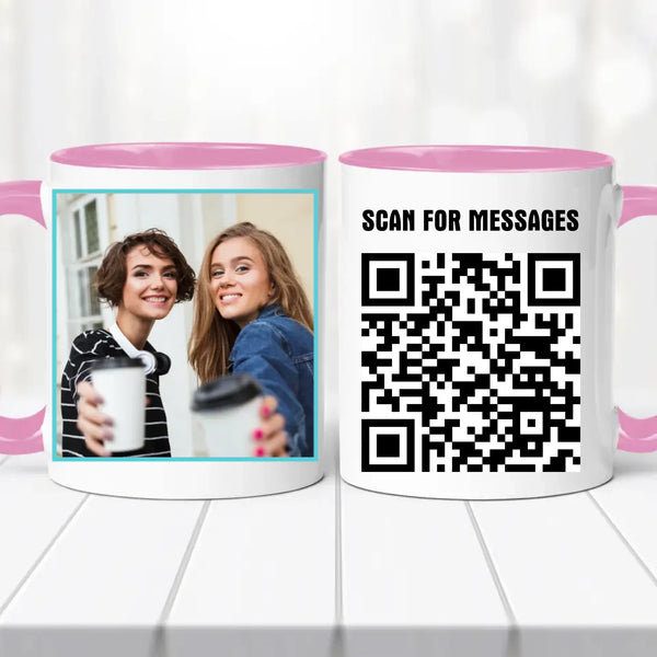 Fényképes bögre – egyedi QR kóddal