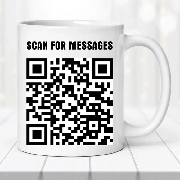 Szerelmes bögre - személyre szabott QR kóddal