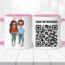 Szerelmes bögre - személyre szabott QR kóddal-5