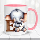 Monogramos bögre - állatokkal-7