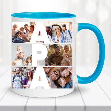 Fényképes bögre – „APA” felirattal