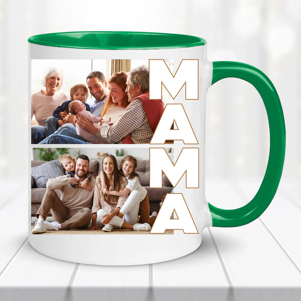 Fényképes bögre – MAMA felirattal