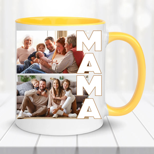 Fényképes bögre – MAMA felirattal
