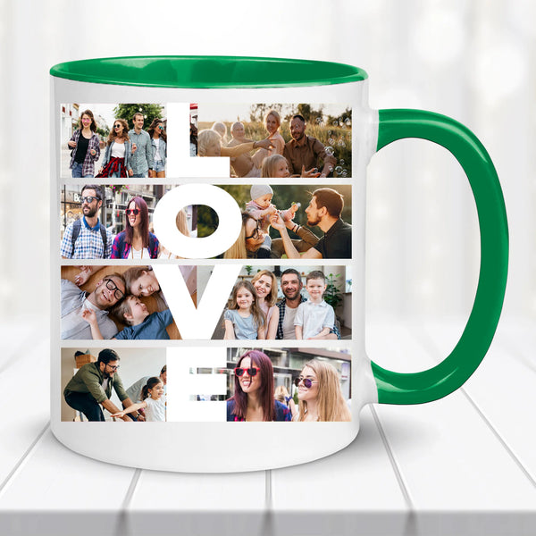 Fényképes bögre – LOVE felirattal