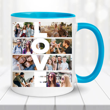 Fényképes bögre – LOVE felirattal - 0