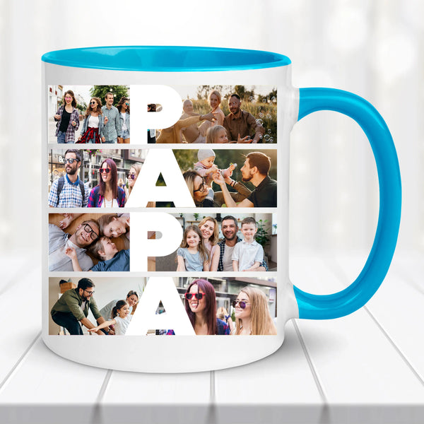 Fényképes bögre – PAPA felirattal