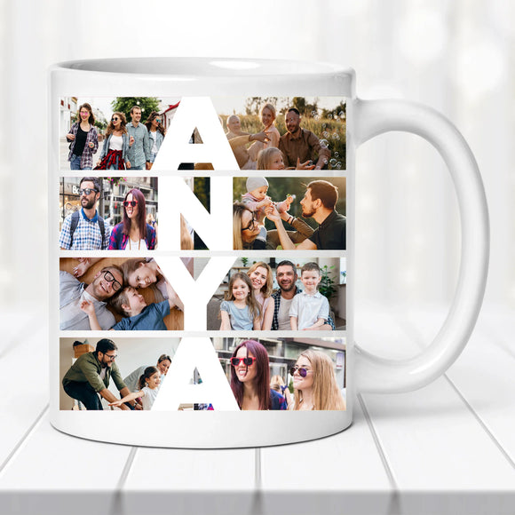 Fényképes bögre – ANYA felirattal