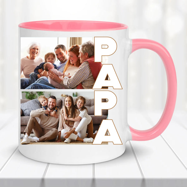 Fényképes bögre – PAPA felirattal
