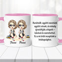 Barátnős bögre - saját idézettel
