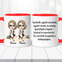 Barátnős bögre - saját idézettel
