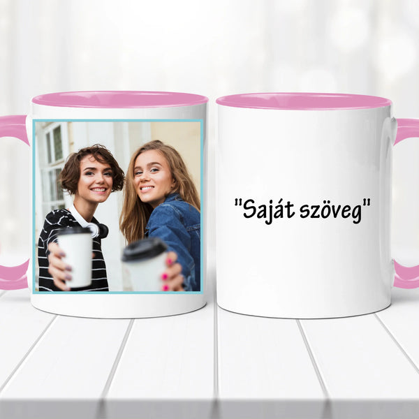 A véletlen munkatárssá tett minket... - saját szöveges, fényképes bögre