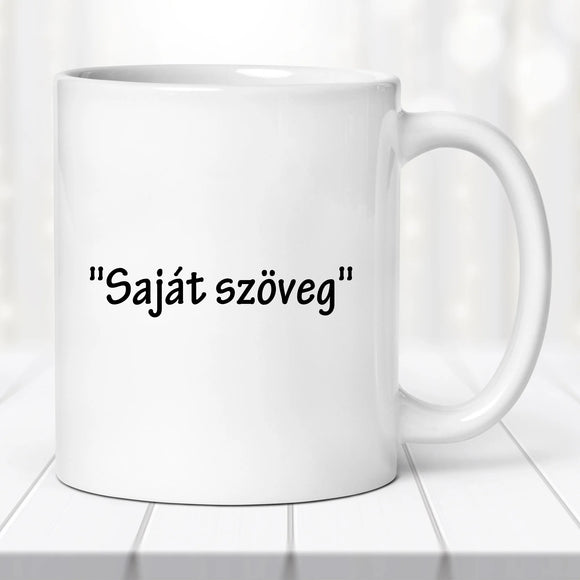 A véletlen munkatárssá tett minket... - saját szöveges, fényképes bögre