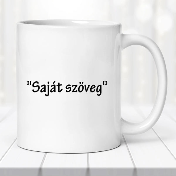 A véletlen munkatárssá tett minket... - saját szöveges, fényképes bögre