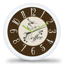 Klasszikus kávés falióra többféle lehetőségű háttérrel-5