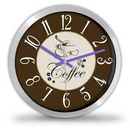 Klasszikus kávés falióra többféle lehetőségű háttérrel-14