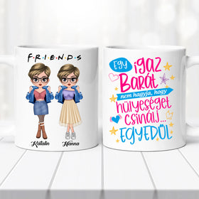 Barátnős bögre – személyre szabva
