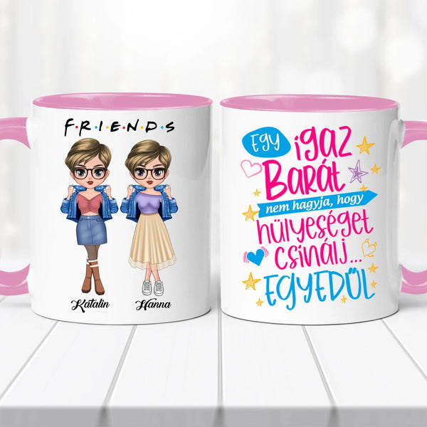Barátnős bögre – személyre szabva