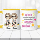 Barátnős bögre – „A véletlen munkatárssá tett minket…” felirattal-5