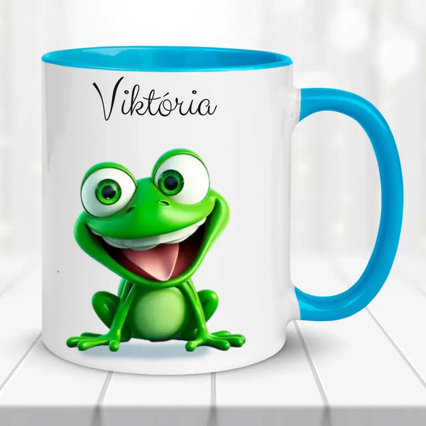 Névre szóló állatos bögre – saját névvel és választható képpel