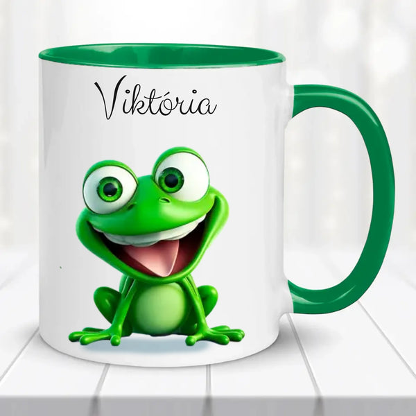 Névre szóló állatos bögre – saját névvel és választható képpel