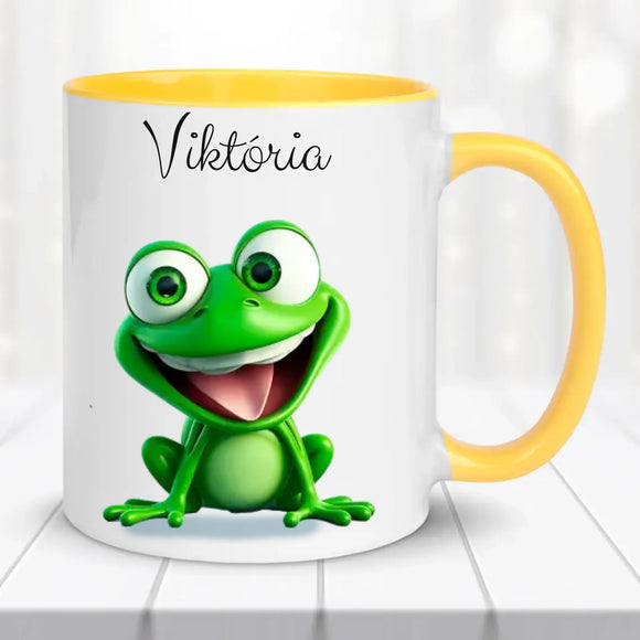 Névre szóló állatos bögre – saját névvel és választható képpel