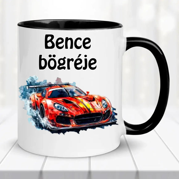 Autós bre – saját névvel és választható képpel