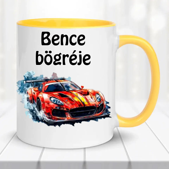 Autós bre – saját névvel és választható képpel