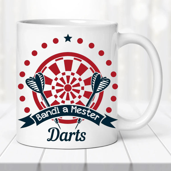 Darts bögre – egyedi felirattal