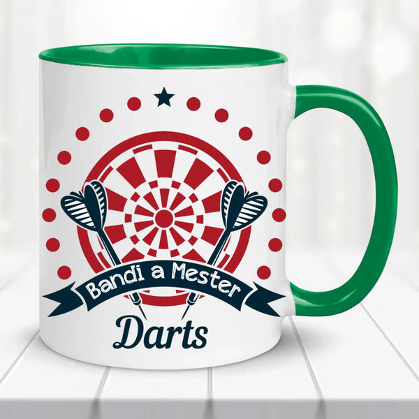 Darts bögre – egyedi felirattal