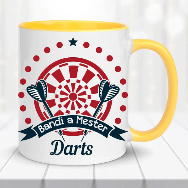 Darts bögre – egyedi felirattal