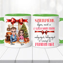 Páros karácsonyi bögre – egyedi névvel-9