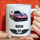 Névre szóló autós bögre – egyedi dizájn-6